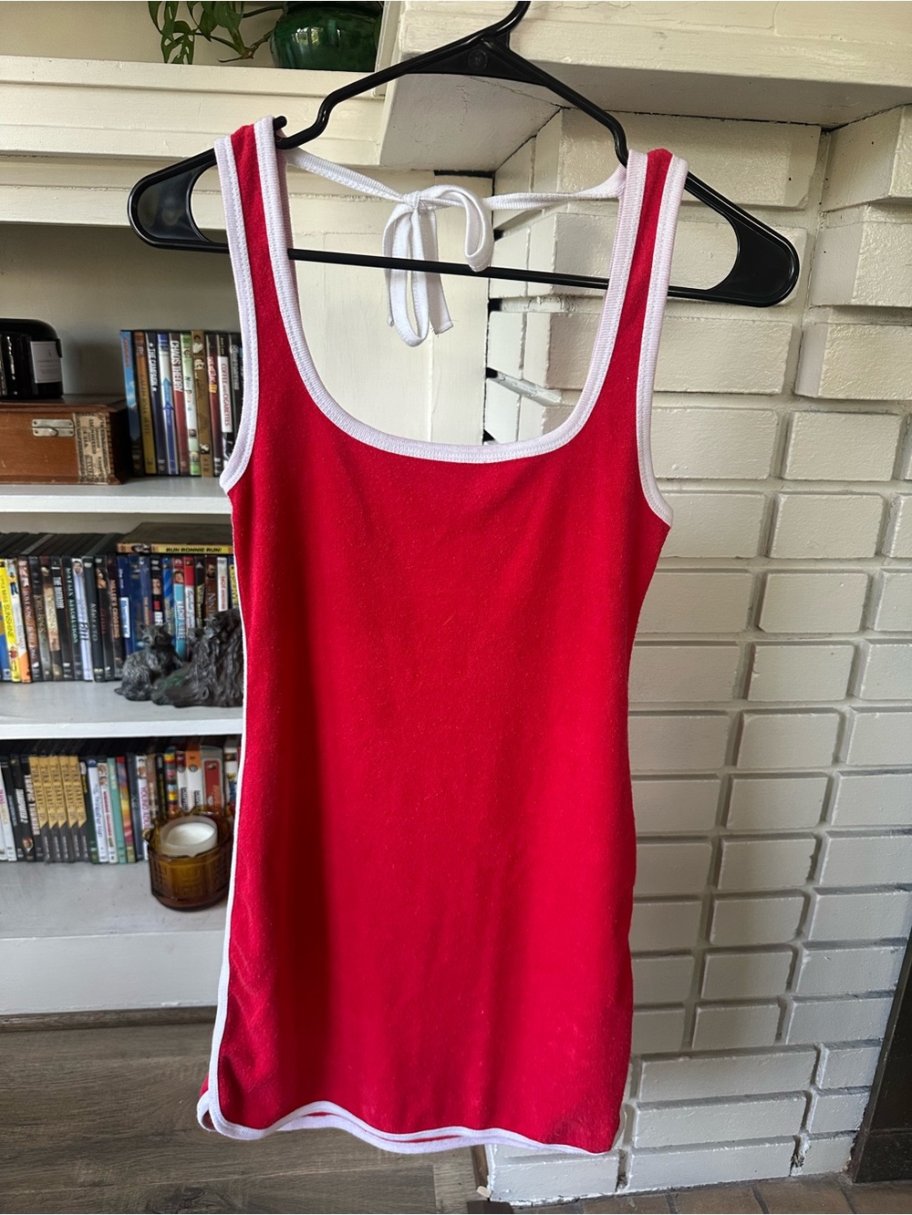 Urban Outfitters Red terrycloth mini dress
